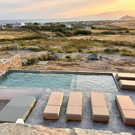 The Nine Graces -villa Astarte, Sea Views, Private Pool And Jacuzzi Mikri Vigla